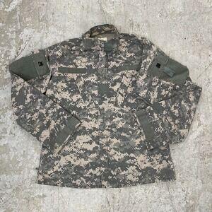 Military Coat Mens Medium R Army Combat Uniform ‎ Digital Camo Flame Resistant